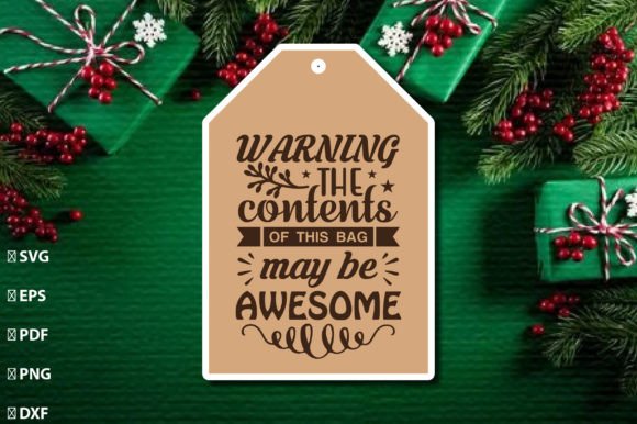 Download Christmas Gift Tag Laser Cut SVG - Premium Resources